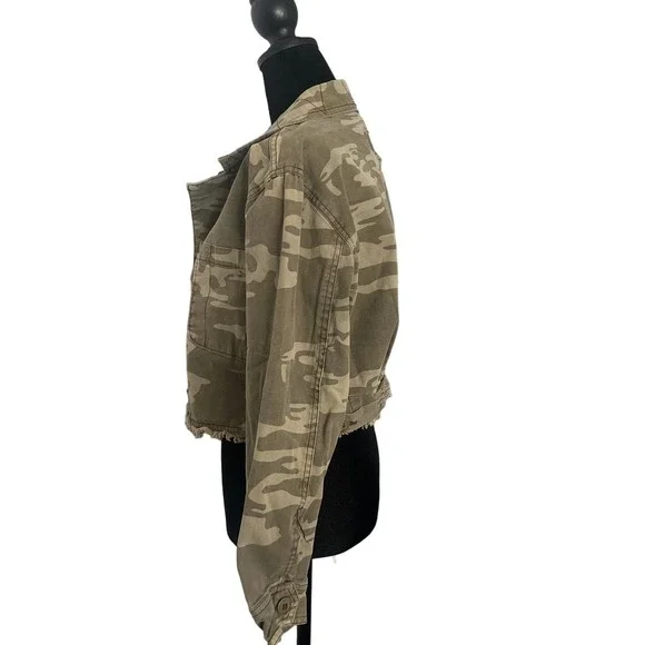 Cool Sanctuary Cropped Jacket Camo - XXSP - Picture 2 of 4